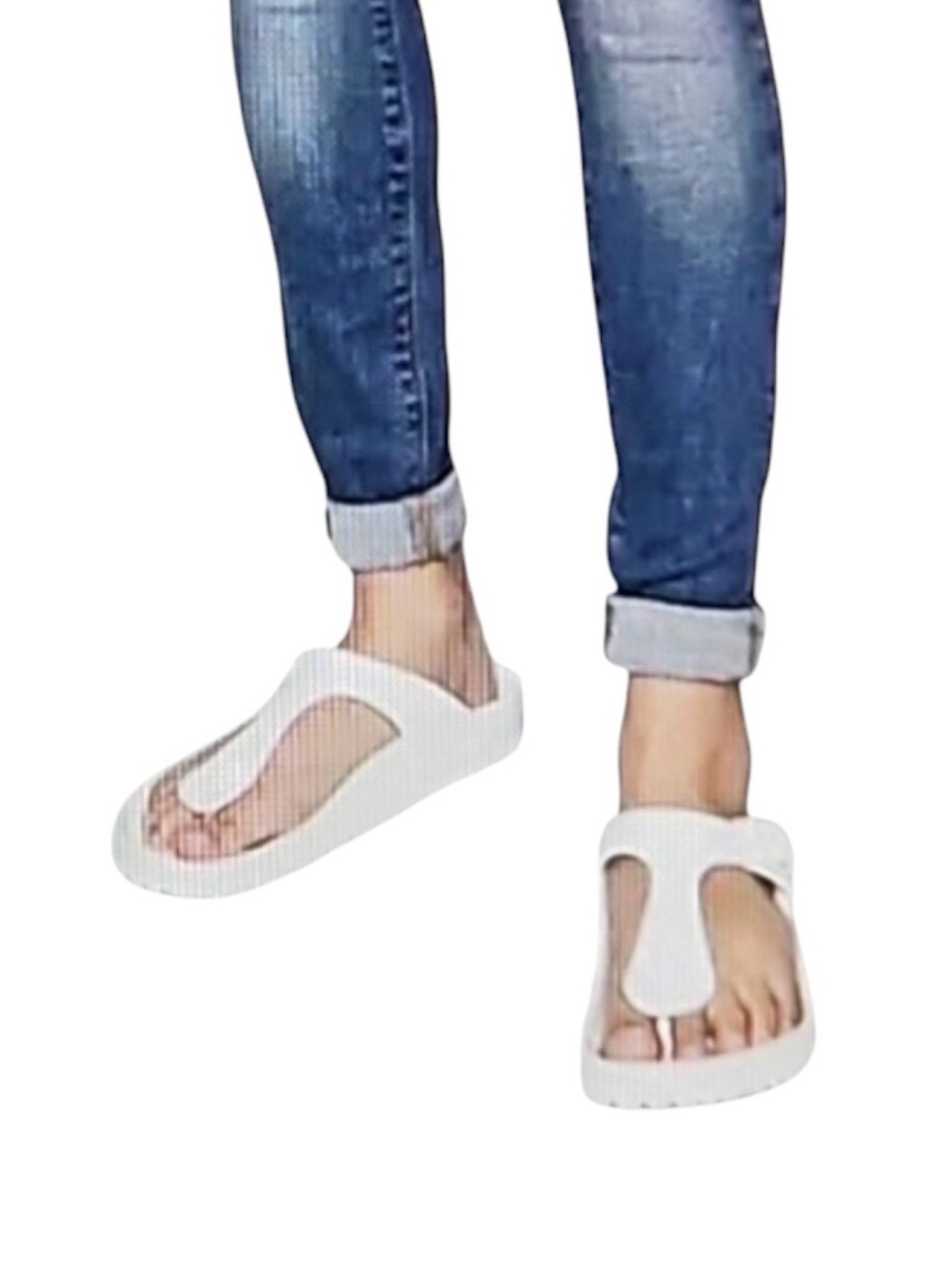 Birkenstock “Gizeh” White Eva Essentials Sandals - Children’s Size 2